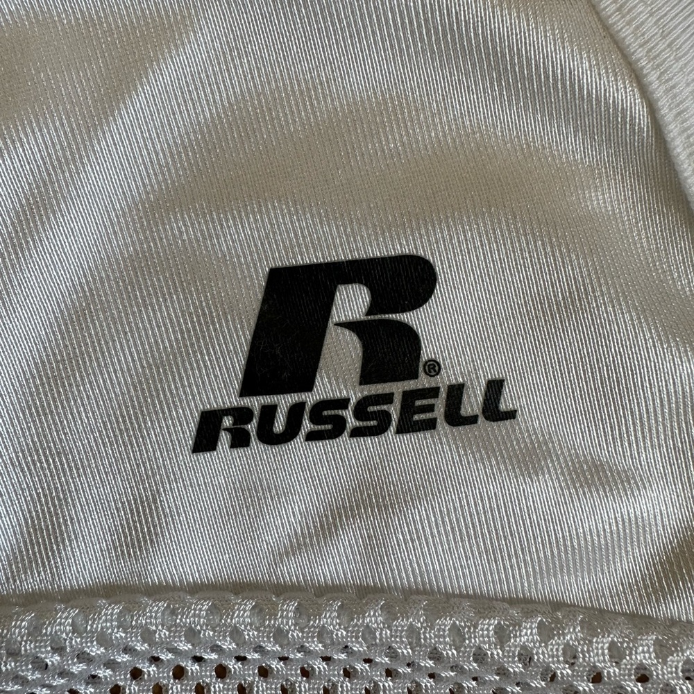 Russell Athletic #66 White, Purple & Gold Football Practice Jersey - Picture 5 of 7